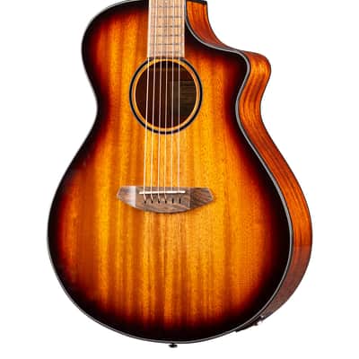 Breedlove Discovery S Concert Edgeburst CE Acoustic-Electric Guitar - African Mahogany image 3