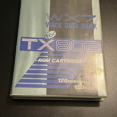 Yamaha TX802 WX7 Voice Data Bank (WDB-02) Rare
