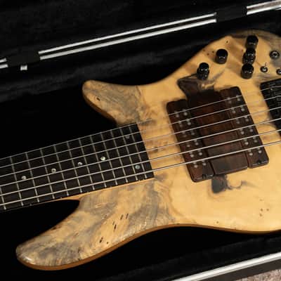 Manghini M3 6-String Bass - Buckeye Burl Top image 21