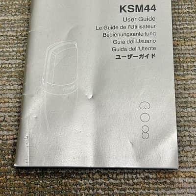 Shure KSM44 Large Diaphragm, Side Address, Condenser Microphone w/ Case, Shockmount, Excellent Condition image 4