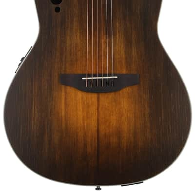 Ovation Applause AE44-7S Mid-depth Acoustic-electric Guitar - Vintage Varnish Satin image 1
