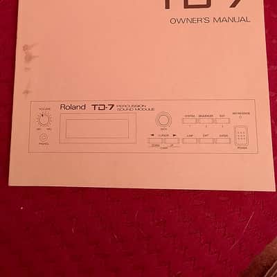 Roland TD-7 Drum Sound Module 1992 - 1999 - Black image 4