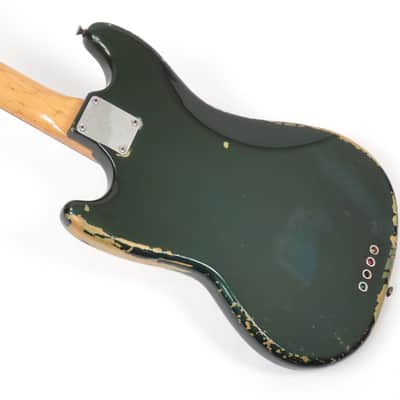 1970 Fender Mustang Bass - Competition Blue with Racing Stripe Road Warrior image 8