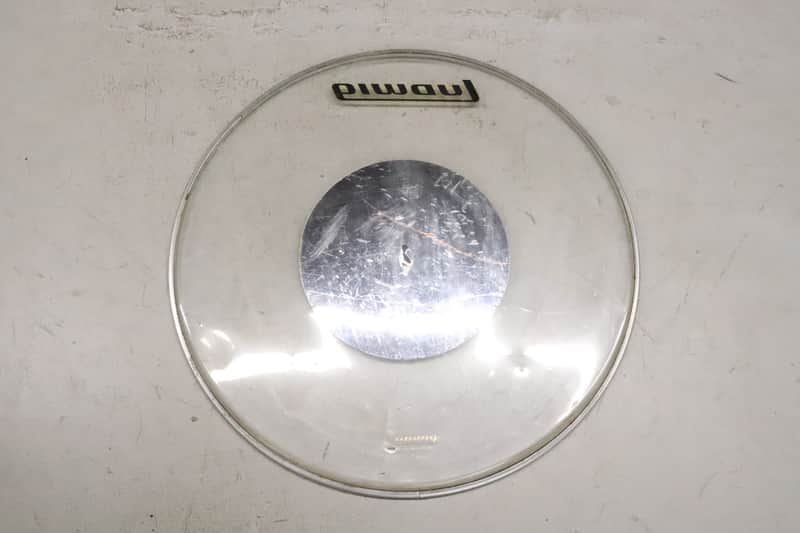 Ludwig 24" Clear Silver Dot Bass Drum Head image 1