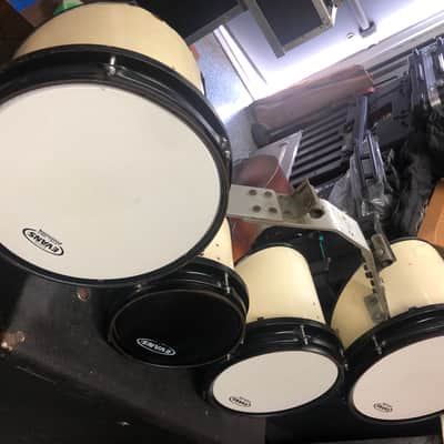 Premier Marching Band Quad Tenor Drums White image 2