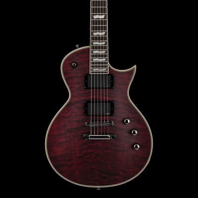 LTD EC-401 - See Thru Black Cherry Sunburst #81167 (Factory Demonstration Model) image 3