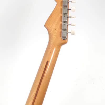 1957 Fender Musicmaster - Desert Sand - Anodized Pickguard - V Neck Profile image 11