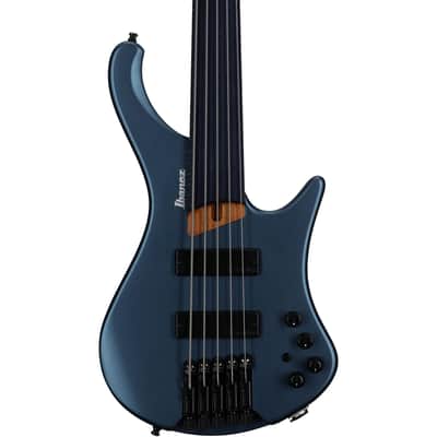Ibanez EHB1005F Electric Bass (with Gig Bag), Arctic Ocean Matte image 7