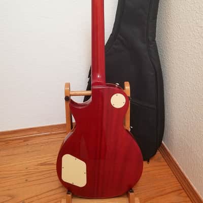 Monoprice Indio 66 Dlx Plus Gold Top Mahogany Body LP-style Electric Guitar image 5