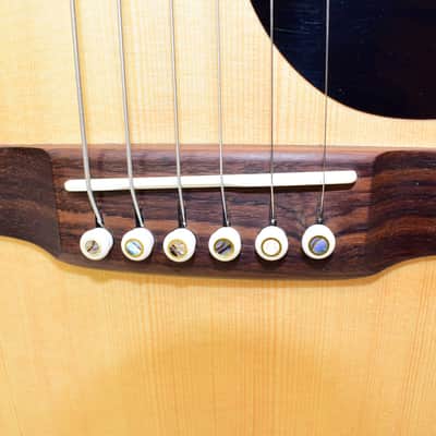 2007 Martin OM-1 Orchestra Model Acoustic Electric Guitar, Natural w/ Case image 6