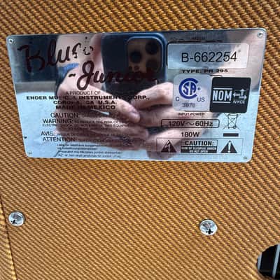 Fender Blues Junior Tweed 15-Watt 1x12" Tube Guitar Combo Amp – Type PR 295 – Used image 9