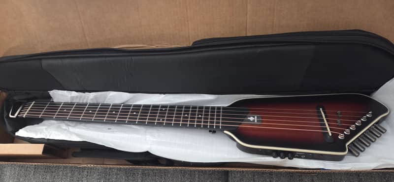 Donner Donner HUSH I EVO2 Acoustic Electric Travel Guitar - sunburst image 1
