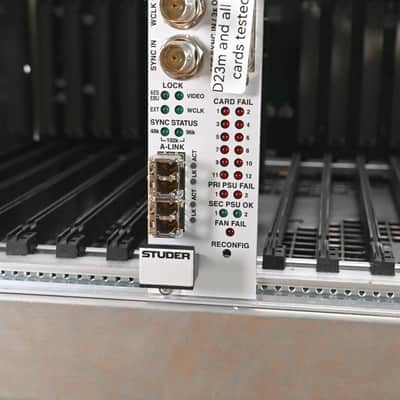 Studer D23m I/O System w/ A-Link HD Card, Fan Module, and Filter Module CG01BZR image 19