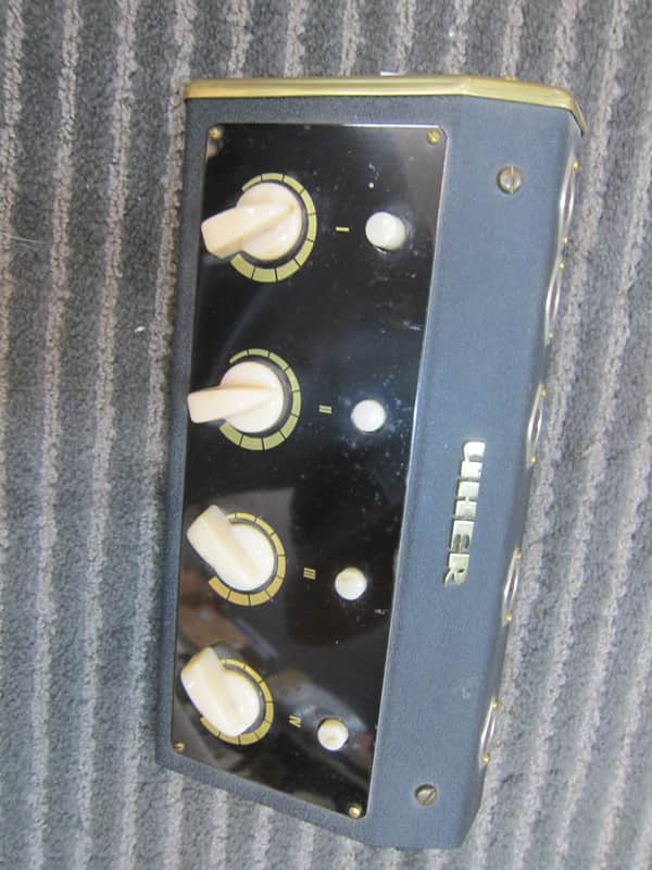 Vintage UHER Portable Mixing Console, West Germany, BUILT Unknown Model, See pictures, Super Quality 1960s - Black/Gold image 1