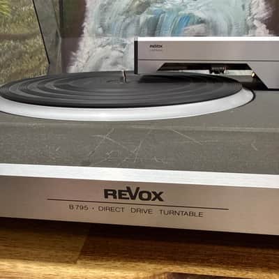 Revox B795 Direct Drive Linear Tracking Turntable Record Album Player Audiophile image 2
