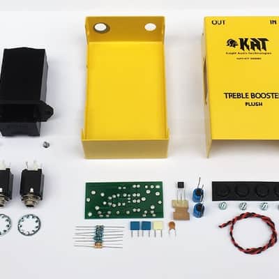 Assembled KAT-KIT TB PLUSH DIY Treble Booster - 2026 - Yellow image 3