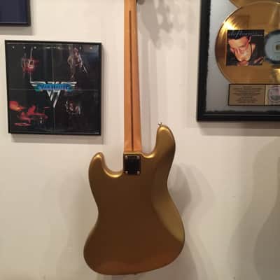 Fender Jazz Bass SPECIAL Shorline Gold Smith Era RARE Bound Maple Neck OHSC 1982 image 18