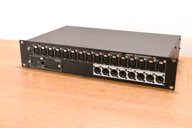Soundcraft Mini Stagebox 16R Cat 5 16-CH Digital Stage Box w/ MADI Card CG010TU image 1