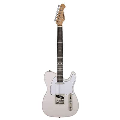 Aria Pro II Electric Guitar Ivory, Rosewood Fingerboard image 1