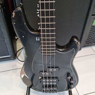 Sandberg California VM4 Oliver Riedel Signature Hardcore Aged Black Bass Guitar image 3