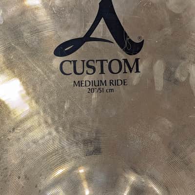 Zildjian A Custom Cymbal Pack - 20" A Custom Medium Ride + 14" A Custom Hi-Hat Pair image 15