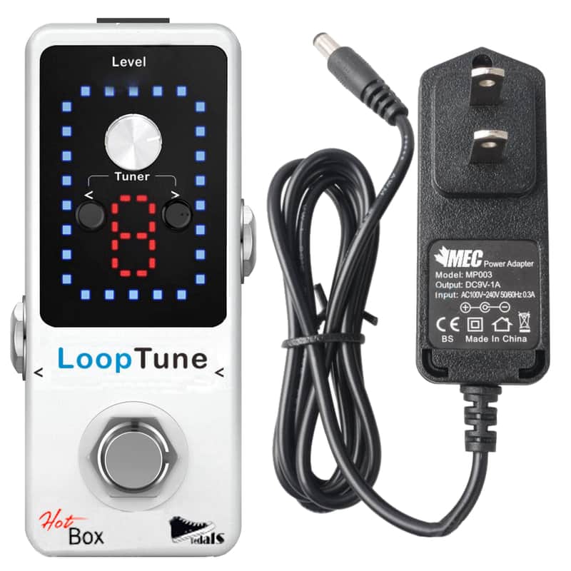 Hot Box Looper/Tuner Pro Pedal +DC Power LED Display Guitar Loop Effect Pedal 9 Loops 40 Min Record image 1