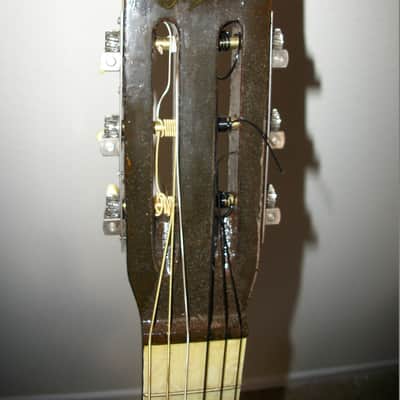 ornate 1930s  Stella Parlor Acoustic Guitar image 3