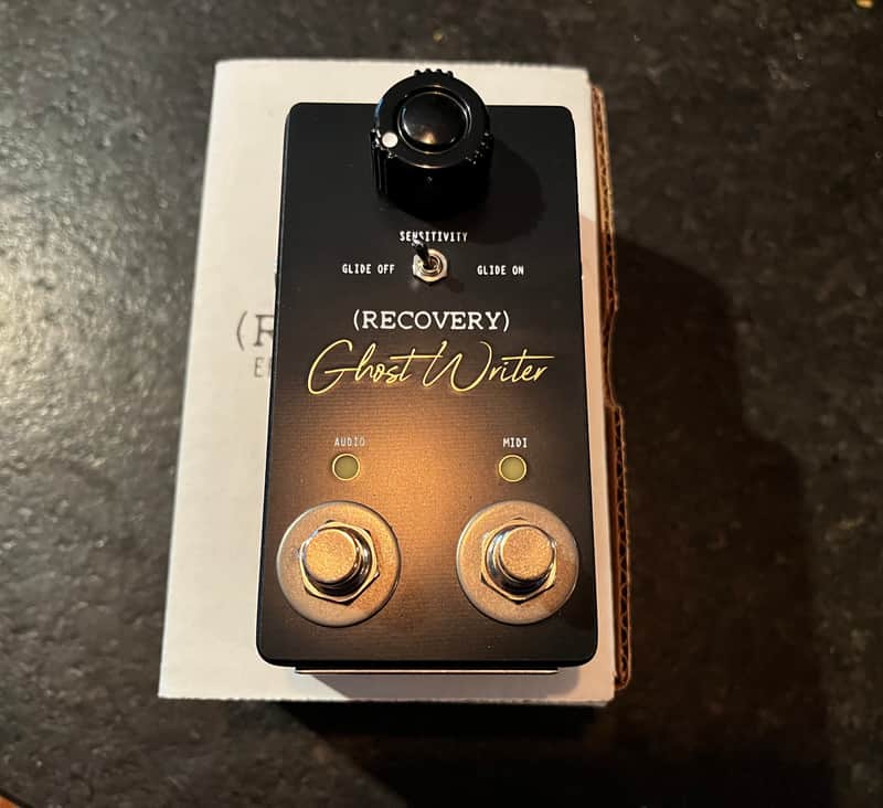 Recovery Effects Ghost Writer Audio to MIDI Pedal 2024 Black image 1