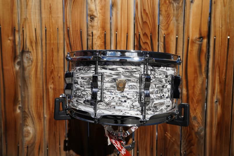 Ludwig USA Classic Series - 2024 LTD White Abalone wrap - 6.5 x 14" Maple Snare Drum (2024) image 1