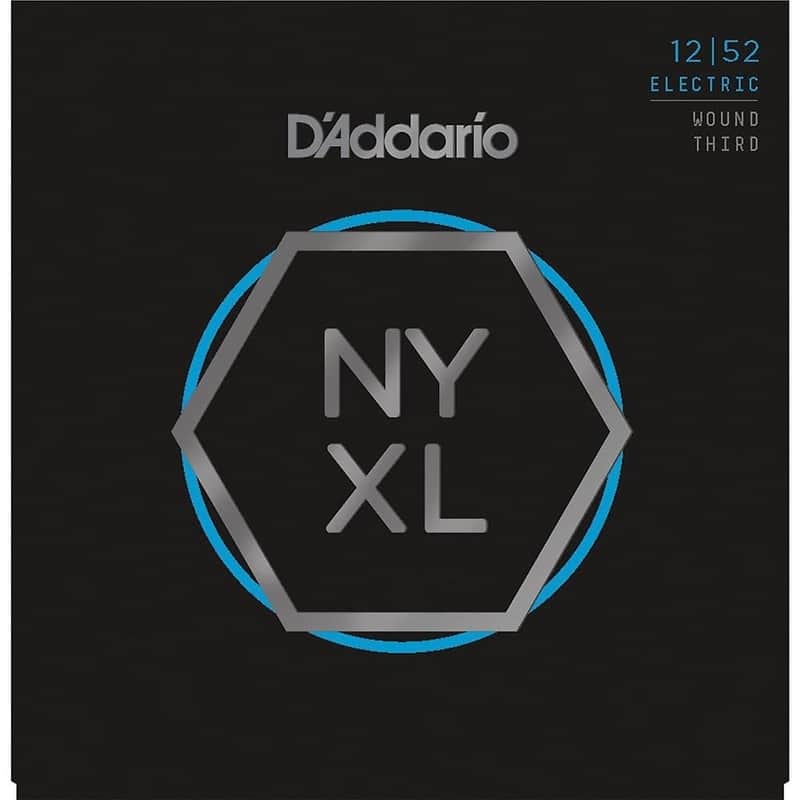 D'Addario NYXL1252W Nickel Wound Electric Guitar Strings, Jazz Light Gauge with Wound 3rd image 1