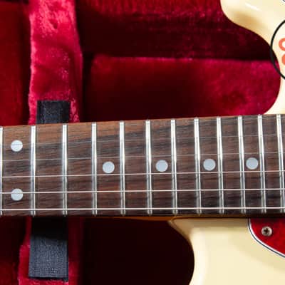 1994 Fender Japan MG69 ’69 Mustang Vintage White | MIJ | Tweed Case image 5