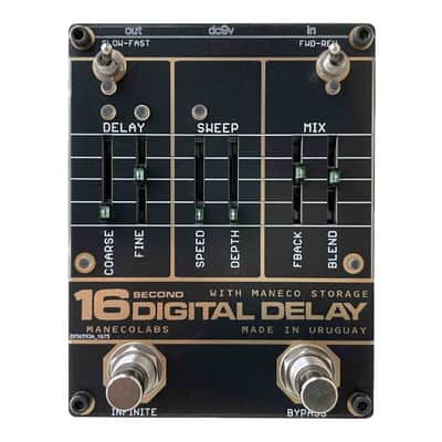 Maneco Labs 16 Second Delay Vintage Compact Pedal *Ships Today* image 1