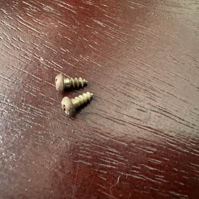 Gibson Vintage 1950's Nickel Les Paul ES Truss Rod Cover Screws 1956 1957 1958 1959 image 3