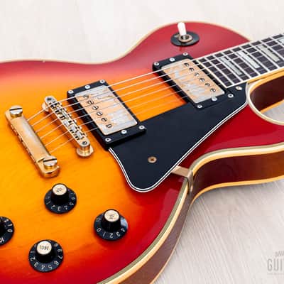 1983 Greco Mint Collection EGC68-50 Custom Cherry Sunburst w/ Screamin PAFs, Japan Fujigen image 6