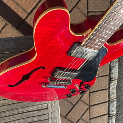 Gibson ES335 1987 - Flamed Cherry Red image 19
