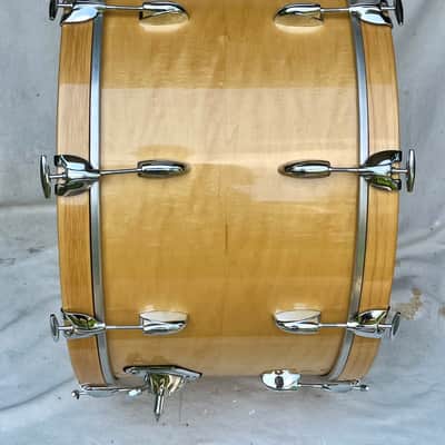 Gretsch USA Custom 26" x 14" Bass Drum 1980's  Square Badge - Maple - Natural - EXCELLENT image 16