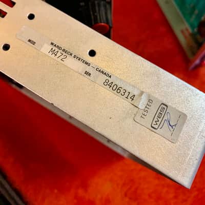 Ward Beck Systems M472 equalizer module original vintage Canadian analog EQ wbs image 3