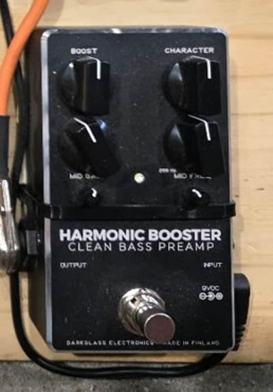 Darkglass Electronics Harmonic Booster Clean Bass Preamp 2019 - Present - Black image 1