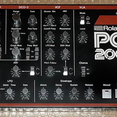 Roland PG-200シンセサイザー　プログラマー Roland PG-200 Synthesizer Programmer | Reverb
