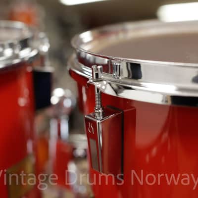 Sonor Signature Heavy Beech – Signal Red – Fully Restored – 10/12/13/14/15/20 image 20