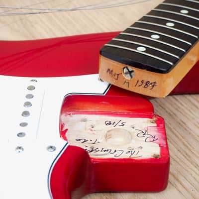 Fender Stratocaster Partscaster Ash Body, MIJ Japan neck, Brandonwound Pickups image 15