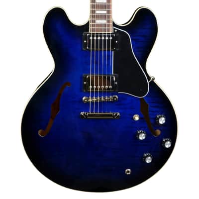 Gibson ES-335 Figured - Deep Ocean Burst image 1