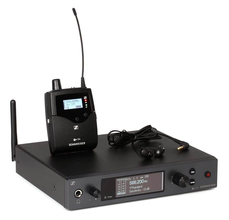 Sennheiser ew IEM G4 Wireless In-Ear Monitoring System, A1 Band (470–516 MHz) image 1