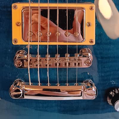 Epiphone Les Paul Standard Limited Edition 1997 - Transparent Blue image 9