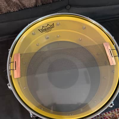 14x6.5 Aluminum Pearl Sensitone  - Yellow image 2