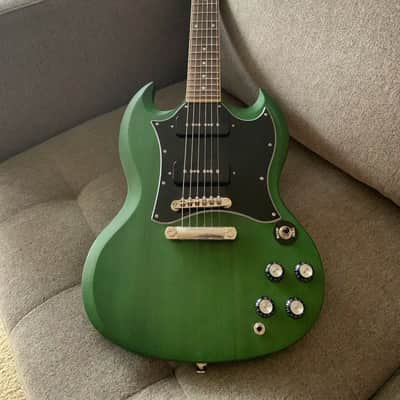 Epiphone SG Classic Worn P90 2021 - Inverness Green image 2