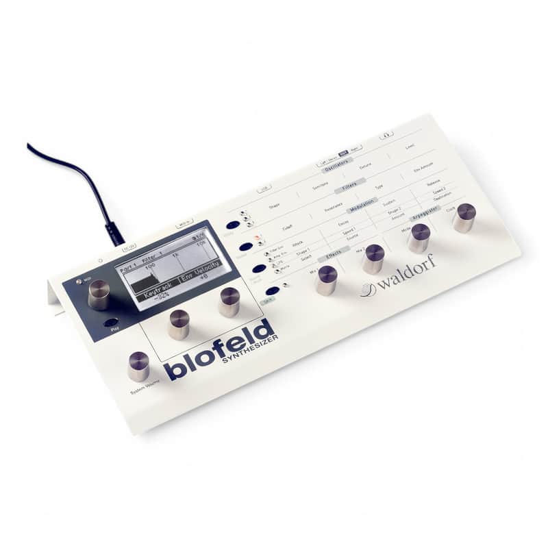 Waldorf Blofeld Desktop SL Synthesizer - White image 1