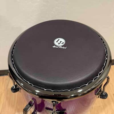 ~NEW!~ LP Latin Percussion LP559X-TS Tony Succar Signature 11-3/4" New Zealand Pine Conga in Rainbow Lacquer with Black Nickel Hardware & Black Skyn Head image 4