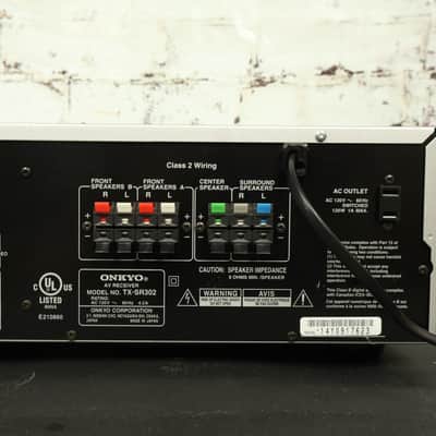 Onkyo TX-SR302 5.1 Channel Home Theater AV Receiver - Silver image 10