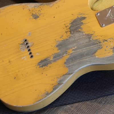 2019 Fender Custom Shop 53 Telecaster Time Machine 30th Anniversary Electric Guitar Heavy Relic Butterscotch Blonde + COA OHSC image 16
